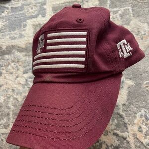 Texas A&M Maroon Cap with Embroidered Logo